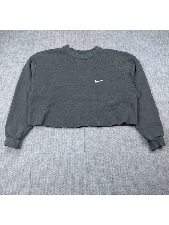 Nike Tops - Vintage Nike Sweatshirt Womens Large USA Made Cropped Pullover Athleisure 90s